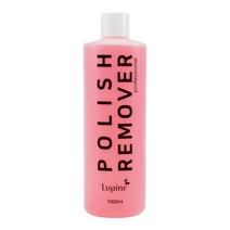 루핀 폴리쉬 리무버 1000ml(딸기) 네일 팔리쉬 일반 매니큐어 저자극 아세톤, 1000ml, 1개
