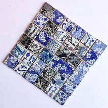 불규칙 모자이크타일 조각 믹스 크리스털 만들기용 재료250g 세라믹 DIY 모자이크 공예 취미 예술 벽 장식 돌 만들기 c g, 8