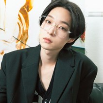 오버사이즈 투명 뿔테 블루라이트 차단 안경 스퀘어 1102
