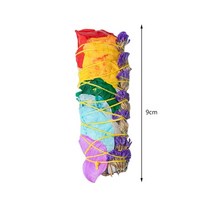 인센스 인센스스틱 인센스홀더 향초 향피우기 인센스향 인센스스틱추천 사티야 스틱향 음식냄새제거 심신안정향 요가향 명상용품 아로마스틱천연 화이트 세이지 번들 스머지 스틱 순수 잔디, 9cm 화려한 장미