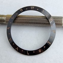 38mm 시계 아랍어 베젤 링 세라믹 베젤 삽입 링 시계 40mm 케이스 시계 액세서리 내경 30.8mm