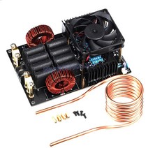 고주파가열기 히팅기1000W 50A DC12V-40V ZVS 고주파 유도 가열 보드 DIY 쿠커 모듈 히터 코일, 한개옵션0, 한개옵션0