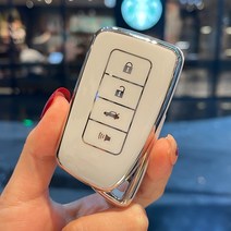 스타트버튼 커버 3 버튼 4 TPU 자동차 키 케이스 렉서스 ES LS UX 300e NX LC GS RX IS GX LX RC 200 250 350 450H 300H 쉘, 03 silver B beige, 03 silver B beige