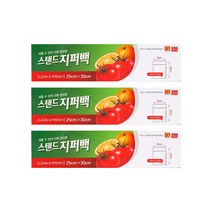 스탠드지퍼백 스탠딩 비닐팩 다이소 대형 도매 비카, 3팩 30매