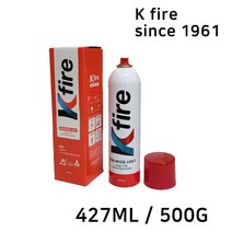 한국소방 휴대용스프레이소화기 차량용 가정용 주방용 캠핑용, 1.한국소방간이427ml/500g