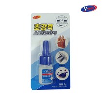 초강력 순간접착제 수초내 경화 목재 금속 고무 플라스틱 도자기 가죽 5g 캡스타일, 1개