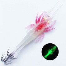 주꾸미 낚싯대 가성비 소프트 낚시 루어 새우 오징어 후크 인공 미끼 빛나는 문어 페스카 태클 11cm 10g 1 개, [03] colorC