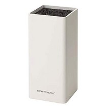 Echtwerk 독일 인서트 강모 칼 블록 사각 범용 거치대 22cm EW-MB-0120, 화이트