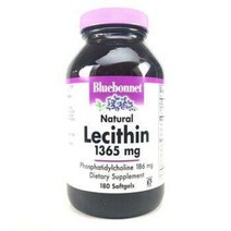 블루보넷 천연 레시틴 1365mg 180정 대용량 180일 분량, 180개입, 1개