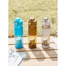 650ml 트라이탄 차망 거름망 물병 티보틀 보냉통 쥬스 음료수 나들이 선물, 블루