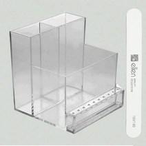 네일 드릴 비트 거치대 네일비트 드릴케이스 비트케이스 3단 비트꽂이 드릴꽂이 네일아트 네일드릴 드릴비트, L/투명/1mm/플라스틱1ea+엘렌파일랜덤/1ea