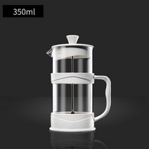 전문 프렌치 프레스 350ml 800ml 1000ml 커피 여과기 메이커 내열 유리 소재 벽 최고의 차 주전자