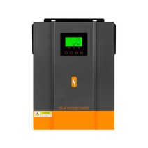태양광인버터 PowMr MPPT 태양광 충전기 컨트롤러 순수 사인파 하이브리드 인버터 230V AC 최대 태양광 패널 입력 400V 24V 배터리 충전 3KW 80A, 1.3KW without WIFI - 220-230V