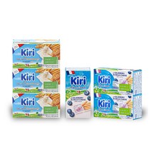 [유통기한임박]끼리 크림치즈 딥앤크런치(3입) 통밀 3개 + 블루베리 / 총 6개 (18입) 과자 찍어먹는 치즈 아이간식 303631, 딥앤크런치 블루베리6