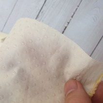고급 미끄럼방지 원단 천 미니도트형, 1마, 아이보리