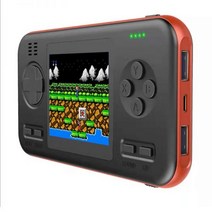 휴대용 게임기 보조배터리 투인원 컬러, 블랙오렌지, 8000mAh