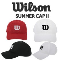 자체브랜드 wilson 윌슨 섬머 캡-테니스 런닝 운동 스포츠 모자, 레드