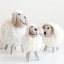 [천삼백케이] [진바스] 귀여운 양 인형 -소형, 단품