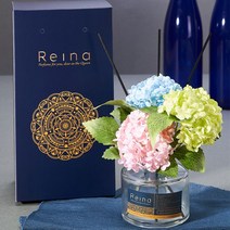 레이나퍼퓸 스노우수국 플라워디퓨저 150ml 2개, 핑크_페퍼민트