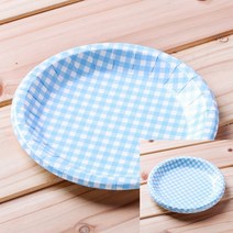 10p 칼라종이접시 블루 18cm 장국용기 밥용기 일회용용기쇼핑몰 1회용그릇 국용기 비빔밥용기 일회용밥그릇 컵밥