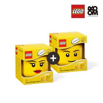 레고스토리지 [레고스토리지] 레고 헤드정리함(L)2개 모음, 펌킨+펌킨