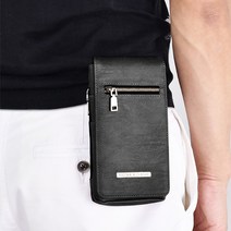 가죽 핸드폰 허리가방 옆구리에 차는