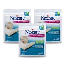 3M 하이드로케어 습윤밴드 잘라쓰는 방수 드레싱 밴드, 3개