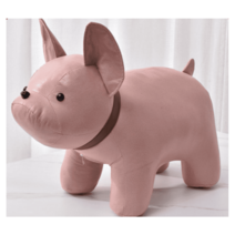 동물 스툴 애니멀 미니 의자 키즈 코끼리 강아지 송아지 인테리어 카페 미용실 네일샾, 강아지_핑크