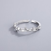 DFMEI 여성 나뭇가지 가시나무 반지 소은 오픈 반지