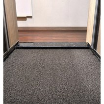 미끄럼 방지 코일 매트 신발장 현관 베란다 헬스장 바닥 고무 롤 눈 우천 놀이터 바닥재, 그린, 단색