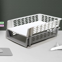 A4 멀티데스크트레이, 가로형, 흰색