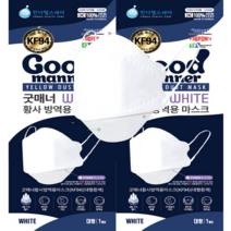 식약처 인증 KF94 황사 방역용 미세먼지 비말방지 마스크 30매 굿매너, 1개