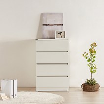 동서가구 팬타 속 깊은 광폭 600 4단 서랍장 DF643158, 화이트