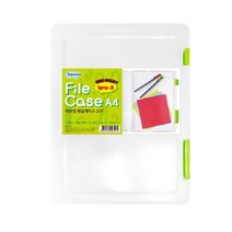 (SM)카파맥스 A4 러브잇 화일케이스(중)2cm K75200 파일 박스 레고정리, 연두