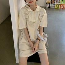 프롬슈 프롬슈 코튼 캐주얼 양포켓 멜빵바지 여성 숏팬츠 (8466315)