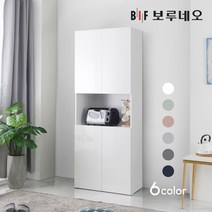 보루네오 [착불]쿠치나 800 주방 수납장 부엌 상부장 틈새장 선반장 서랍장 미니 가구, 진그레이