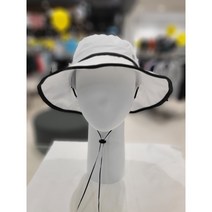 클리브랜드[NC강남] 23 S/S 전체와이어챙 탈부착스트링 여성 버킷햇 골프모자, 화이트