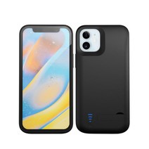 리아 아이폰 13 MINI PRO MAX 거치대 일체형 대용량 보조배터리 케이스 6000mAh, iPhone13mini