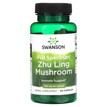 이지몰 Swanson (스완슨) 풀 Spectrum 주링 버섯 400mg 캡슐 60정 No.76856, 기본