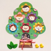 북아트 친구소개 꽃잎나무북, 5set[일괄포장]