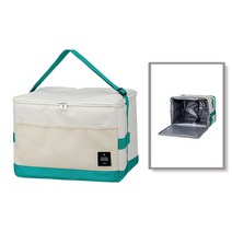 *네파NB* NEPA 7IC7956 35L 수납 공간과 벨크로를 사용하여 폴딩이 가능한 휴대용 보냉백 #뉴코아부천점#로켓출고, CREAM(104)