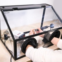 도색부스 클린룸 팬포함 스프레이부스 피규어, 07.5mm 더스트박스+팬세트+물순환