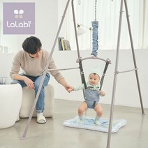 라라비 스윙점퍼 그네변신 점퍼루 아기그네 유아 쏘서, 04.도어설치형 아기그네_블루