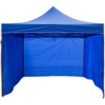 이동식 행사용 간이 천막 바람막이 그늘막 텐트 쉼터, 2x2m 3면 + 한쪽 투명