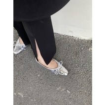 플랫 소프트 프렌치 메리제인 실버 단화 보트슈즈 여름 바가지 슈즈
