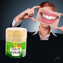 가는대나무 이쑤시개 (원형통), 1개