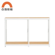맞춤선반 대형선반 앵글 1800 x 500 x 1200 2단, A형 1200+600, 화이트
