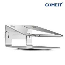 컴잇 알루미늄 노트북 거치대 맥북 스탠드 프리미엄 높이조절 회전 받침대 NT01, 실버 NT01