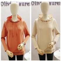 올리비아로렌 유니크한 바람막이 배색 후드탈부착 루즈핏 티셔츠 nc청주점 vocalwf8121