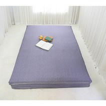 국산 원룸 거실 바닥용 킹사이즈 높은 매트리스 토퍼 라텍스 높이11cm 1500x2000